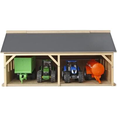 Kids Globe Farm Shed for Toy Tractors - 1:50 Kids Globe Farm Shed for Toy Tractors - 1:50