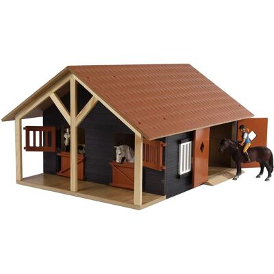VidaXL Kids Globe Bauernhof-Ställe - 2 Boxen - Werkstatt - Kinderspielset VidaXL Kids Globe Bauernhof-Ställe - 2 Boxen - Werkstatt - Kinderspielset