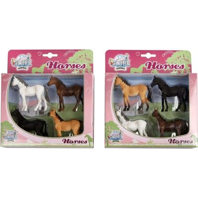 KidsGlobe 4 Pferde - Pferdefiguren für Spiel & Sammlung KidsGlobe 4 Pferde - Pferdefiguren für Spiel & Sammlung