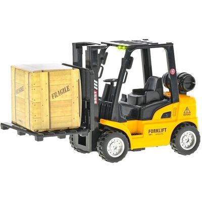 2-Play Speelgoed Heftruck - 14cm Pull-back, Licht & Geluid 2-Play Speelgoed Heftruck - 14cm Pull-back, Licht & Geluid