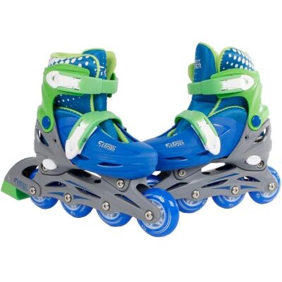 Street Rider Patins en ligne - Taille réglable 31-34, Bleu Street Rider Patins en ligne - Taille réglable 31-34, Bleu