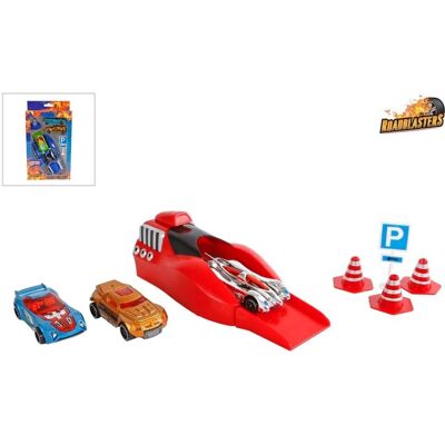 Roadblasters Afschiet Racebaan mit 3 Autos - Multikleuren Roadblasters Afschiet Racebaan mit 3 Autos - Multikleuren