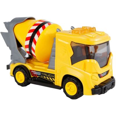 2-Play Speelgoed Voertuig - Bouwmixer - 20cm 2-Play Speelgoed Voertuig - Bouwmixer - 20cm