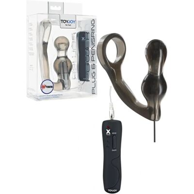 Toyjoy Power Plug & Penisring - Vibrating Anal Plug, 7 Modes Toyjoy Power Plug & Penisring - Vibrating Anal Plug, 7 Modes
