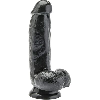 Dildo realista de ToyJoy de 15cm negro con ventosa - Juguete sexual Dildo realista de ToyJoy de 15cm negro con ventosa - Juguete sexual