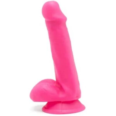 ToyJoy Silikoni dildó tesztoszterekkel - Pink - 15 cm ToyJoy Silikoni dildó tesztoszterekkel - Pink - 15 cm