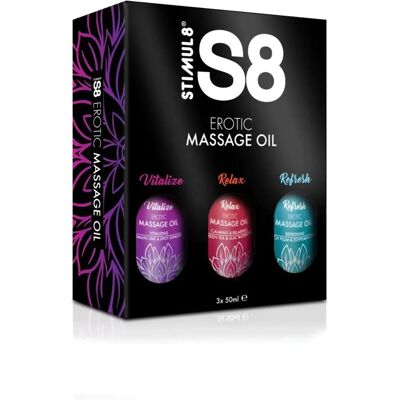 Set di Oli da Massaggio S8 - 3 Varianti - 150ml Set di Oli da Massaggio S8 - 3 Varianti - 150ml