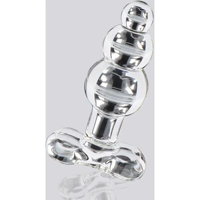 Toyjoy Glass Worxx Anal Plug - Transparente - 11cm - Resistente al agua Toyjoy Glass Worxx Anal Plug - Transparente - 11cm - Resistente al agua
