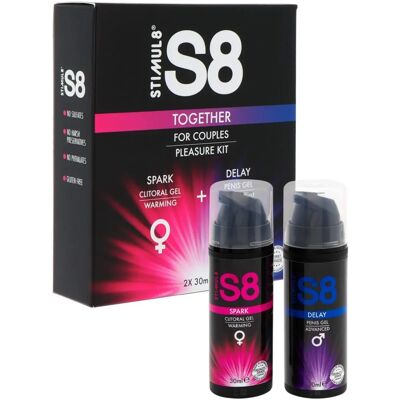 Kit Gels Stimulation S8 Together pour Couples Kit Gels Stimulation S8 Together pour Couples