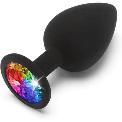 ToyJoy Conector Anal Arcoíris - Grande 9x4cm - Anal Plug ToyJoy Conector Anal Arcoíris - Grande 9x4cm - Anal Plug