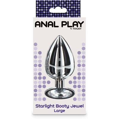 ToyJoy Starlight Booty Jewel Argento - Plug Anale ToyJoy Starlight Booty Jewel Argento - Plug Anale