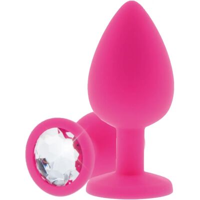 Toyjoy: Diamond Booty Jewel, medio, rosa - Plug anale Toyjoy: Diamond Booty Jewel, medio, rosa - Plug anale
