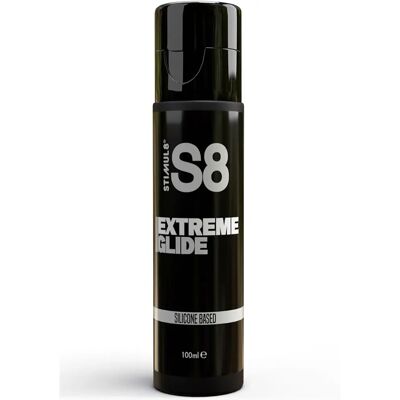 Stimul8: S8 Silikonbaseret Ekstrem Glide, 100 ml Transparent Stimul8: S8 Silikonbaseret Ekstrem Glide, 100 ml Transparent