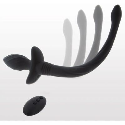 Taboom Marca Modelo Dildo Anal Vibratorio con Cola Taboom Marca Modelo Dildo Anal Vibratorio con Cola