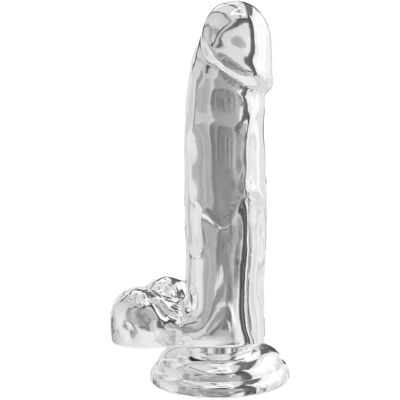 ToyJoy Get Real Clear Dildo ja Kivekset - Dildo, 7 tuumaa, Läpinäkyvä ToyJoy Get Real Clear Dildo ja Kivekset - Dildo, 7 tuumaa, Läpinäkyvä