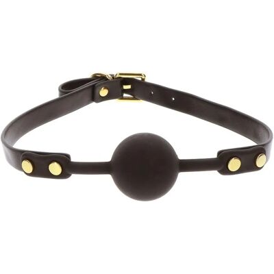Taboom Gag de Bondage Noir - Accessoire de Restriction Kinky Taboom Gag de Bondage Noir - Accessoire de Restriction Kinky