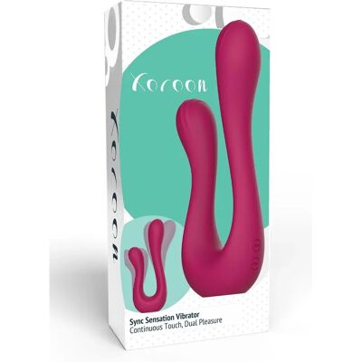 Xocoon Sync Sensation Vibrator - Kaksi Moottoria, Vesitiivis, Silikoni Xocoon Sync Sensation Vibrator - Kaksi Moottoria, Vesitiivis, Silikoni