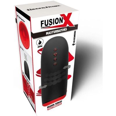 Stimolatore Lingua Fusion X con Perle - Masturbatore Stimolatore Lingua Fusion X con Perle - Masturbatore
