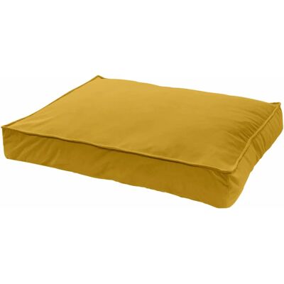Madison Velour Hund Katze Bett - Lounge Kissen - Gelb - S/M/L Madison Velour Hund Katze Bett - Lounge Kissen - Gelb - S/M/L