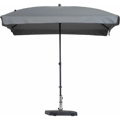 Madison Patmos Luxe Rechthoekige Parasol Lichtgrijs - Tuinparasol Madison Patmos Luxe Rechthoekige Parasol Lichtgrijs - Tuinparasol