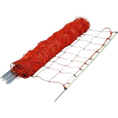 Rete Gallagher per recinzioni - Arancione, 105cm, 14 picchetti, 50m Rete Gallagher per recinzioni - Arancione, 105cm, 14 picchetti, 50m