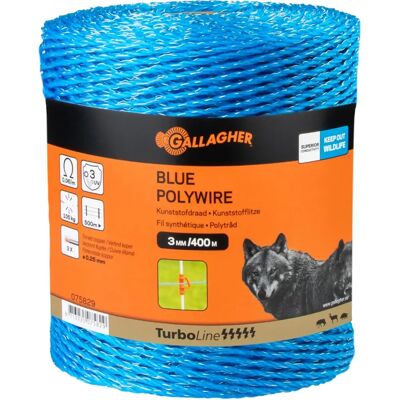 Cuerda para animales Gallagher - Azul, 400 m, 3 hilos Cuerda para animales Gallagher - Azul, 400 m, 3 hilos