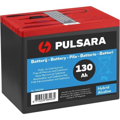 Pulsara 9V Batteri - Højtydende Hybrid Alkali Pulsara 9V Batteri - Højtydende Hybrid Alkali