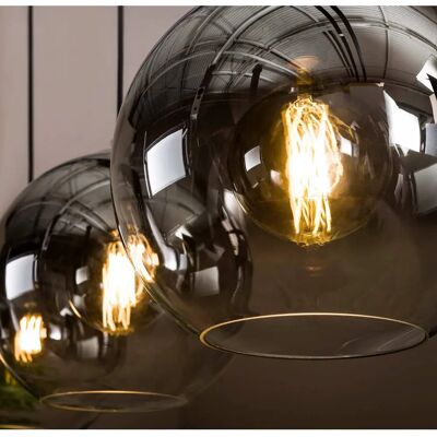 Rubjerg Design Bubble Shaded 3 Takpendel Rökglas Zilver - Justerbar Höjd Rubjerg Design Bubble Shaded 3 Takpendel Rökglas Zilver - Justerbar Höjd