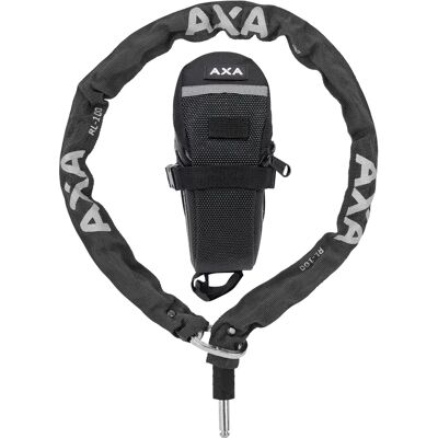 AXA Fahrradschloss Kette 100cm - Schwarz - Kompatibel mit Rahmenschlössern AXA Fahrradschloss Kette 100cm - Schwarz - Kompatibel mit Rahmenschlössern