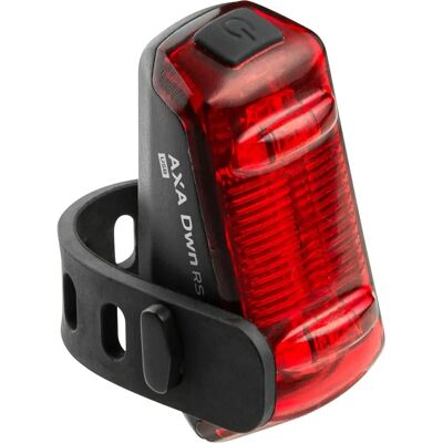 Lampa tylna rowerowa USB AXA Dwn z światłem hamowania - Czarny Lampa tylna rowerowa USB AXA Dwn z światłem hamowania - Czarny
