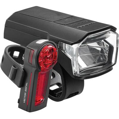 Conjunto de luces para bicicleta Trelock LS 480 LS 740 - Sistema de iluminación Conjunto de luces para bicicleta Trelock LS 480 LS 740 - Sistema de iluminación