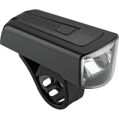 Lampa rowerowa AXA Dwn 100 - 4 tryby, USB ładowanie - Czarny Lampa rowerowa AXA Dwn 100 - 4 tryby, USB ładowanie - Czarny