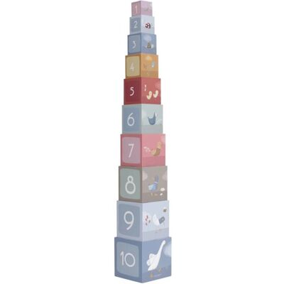 Bloc impilabile Little Dutch Modello Oca Multicolore - Giocattolo educativo Bloc impilabile Little Dutch Modello Oca Multicolore - Giocattolo educativo