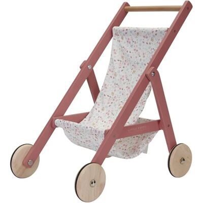 Little Dutch Holzpuppewagen - Blumen & Schmetterlinge - One Size - Puppenwagen Little Dutch Holzpuppewagen - Blumen & Schmetterlinge - One Size - Puppenwagen
