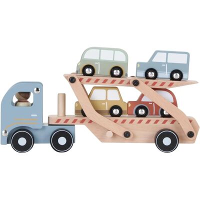 Camion di Legno Little Dutch - Blu/Multicolore - 18 Mesi+ - Trasportatore Giocattolo Camion di Legno Little Dutch - Blu/Multicolore - 18 Mesi+ - Trasportatore Giocattolo