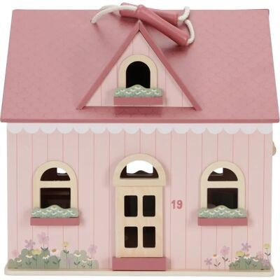 Little Dutch Houten Poppenhuis - FSC Draagbaar Roze Speelgoed Little Dutch Houten Poppenhuis - FSC Draagbaar Roze Speelgoed