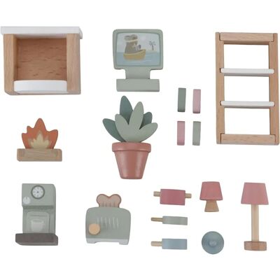 Conjunto de Móveis para Casa de Bonecas Little Dutch - 10 peças Conjunto de Móveis para Casa de Bonecas Little Dutch - 10 peças