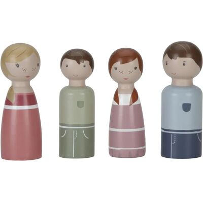 Little Dutch Roze Familie Doll House Uitbreidingsset Little Dutch Roze Familie Doll House Uitbreidingsset