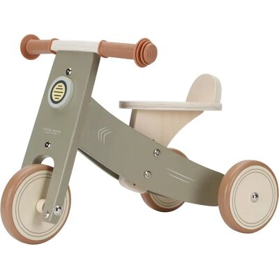 Tricycle en bois Little Dutch - Olive - Favorise coordination & motricité Tricycle en bois Little Dutch - Olive - Favorise coordination & motricité