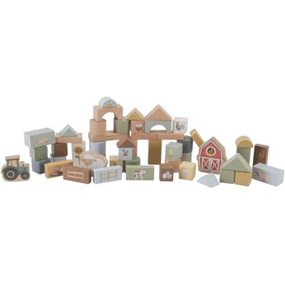 Little Dutch Bouwstenen - 50 stuks - Unisex Little Dutch Bouwstenen - 50 stuks - Unisex