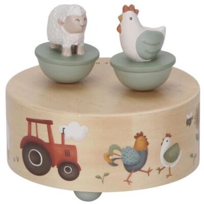 Little Dutch Multi-Kleur Little Farm FSC Muziekdoosje - Baby Cadeau Little Dutch Multi-Kleur Little Farm FSC Muziekdoosje - Baby Cadeau