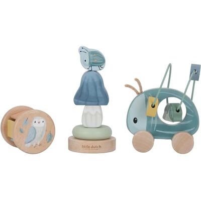 Zestaw prezentowy Forest Friends z drewna od Little Dutch - 3 sztuki Zestaw prezentowy Forest Friends z drewna od Little Dutch - 3 sztuki