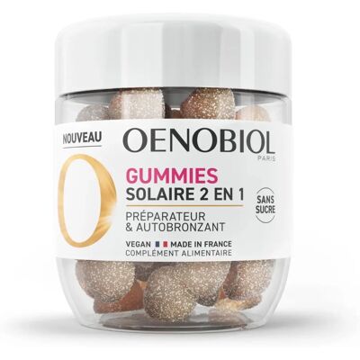 OENOBIOL Sonnen-Gummis 60 Kapseln - Sonnenpräparat - Nahrungsergänzung - OENOBIOL OENOBIOL Sonnen-Gummis 60 Kapseln - Sonnenpräparat - Nahrungsergänzung - OENOBIOL