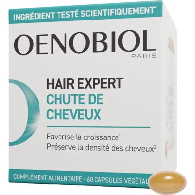 Oenobiol Hair Expert - Complément alimentaire contre la chute de cheveux, 60 capsules - Publicité Oenobiol Hair Expert - Complément alimentaire contre la chute de cheveux, 60 capsules - Publicité