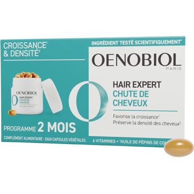 Oenobiol Hair Expert - Chute de Cheveux - Compléments Alimentaires - Publicité Oenobiol Hair Expert - Chute de Cheveux - Compléments Alimentaires - Publicité