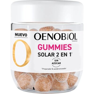 Gommes Solaire Oenobiol 2 en 1 - Complément solaire - Publicité Gommes Solaire Oenobiol 2 en 1 - Complément solaire - Publicité