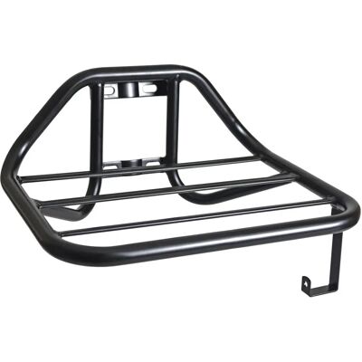 Portapacchi Anteriore Steco - 35x28cm Nero Opaco - Per Manubri Ø50mm Portapacchi Anteriore Steco - 35x28cm Nero Opaco - Per Manubri Ø50mm