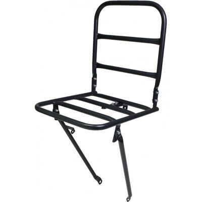 VidaXL Voordrager - 30x30cm Mat Zwart - Voordrager Fiets VidaXL Voordrager - 30x30cm Mat Zwart - Voordrager Fiets