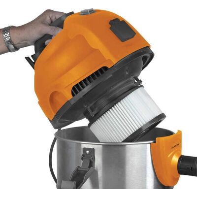 EUROM Force 1420S Nat- en droogzuiger - 1400W - 20L EUROM Force 1420S Nat- en droogzuiger - 1400W - 20L