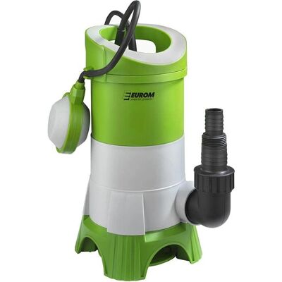 EUROM Flow 400 - Pompe submersible - 400 W, Gris - Publicité EUROM Flow 400 - Pompe submersible - 400 W, Gris - Publicité
